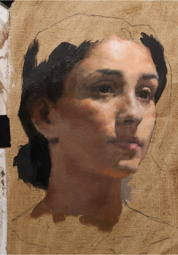 Painting by Aidan Baker-Hill